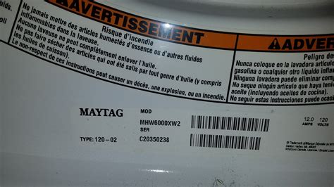 Maytag Washer Error Code E01 F09 How To Fix