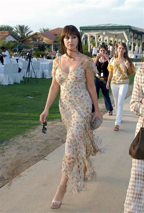 Monica Bellucci On Twitter Monica Bellucci Sexy Flower Dress