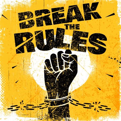 Break The Rules Banner Template Postermywall