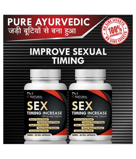 Natural Sex Timming Increasing Capsules Capsule 120 Nos Pack Of 2 Buy