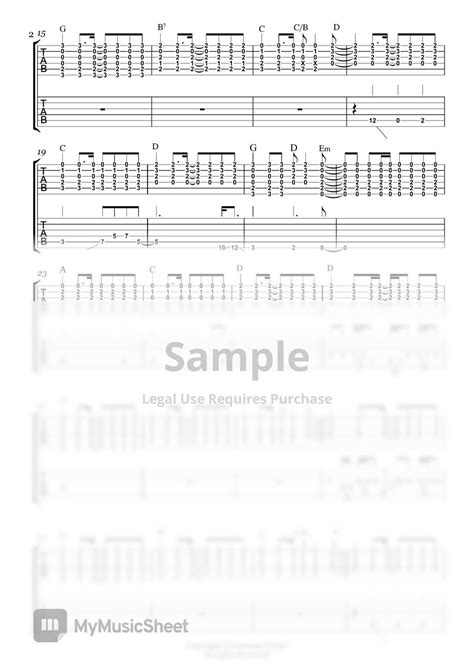 Oasis Stand By Me Guitar Tab Rhythm Lead Sheet By Learning Guitar