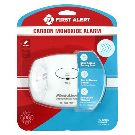 First Alert Co400 Basic Battery Operated Carbon Monoxide Alarm First