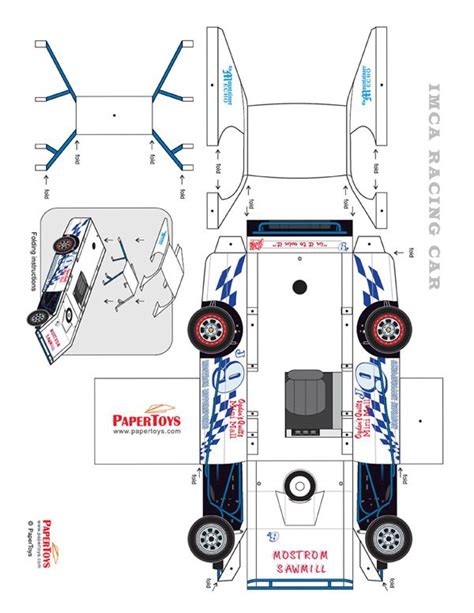 Printable Paper F1 Car Template Get What You Need For Free