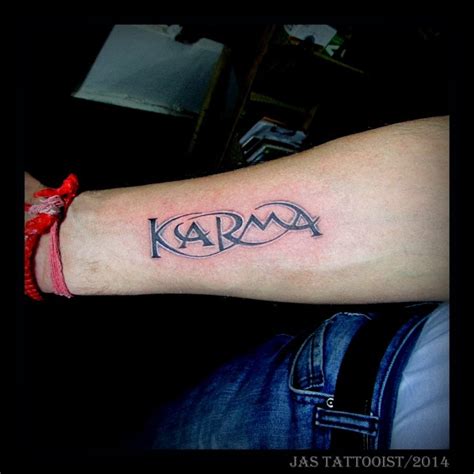 Karma Tattoo Sanskrit
