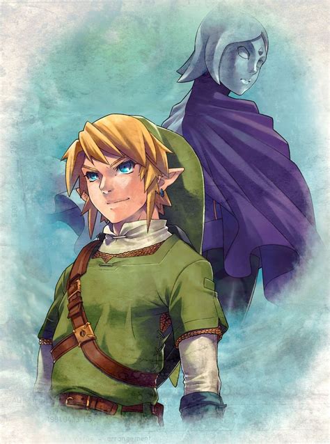 Link And Fi Legend Of Zelda Legend Skyward Sword