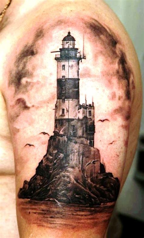 20 Stunning Lighthouse Tattoo Ideas · Inspired Luv