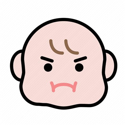 Angry Baby Emoji Human Face Icon Download On Iconfinder