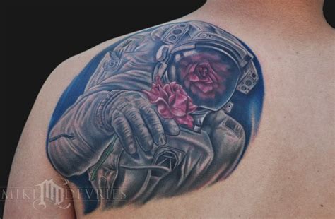 Astronaut Tattoo By Mike Devries Tattoos