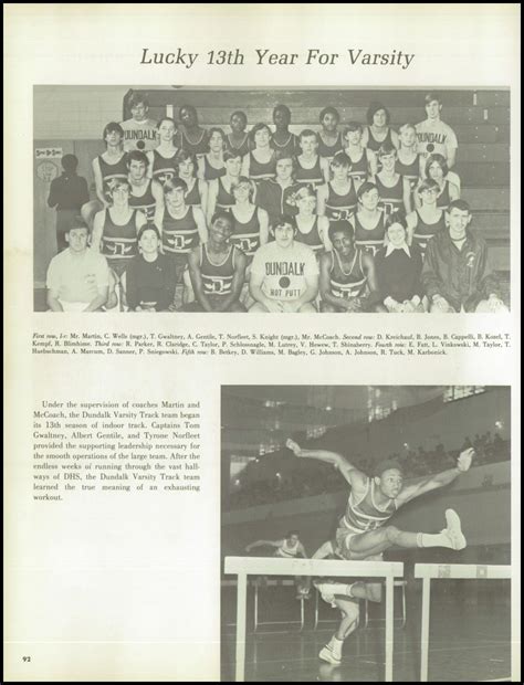 1972 Dundalk High School Yearbook | Yearbook photos, High school yearbook, Yearbook