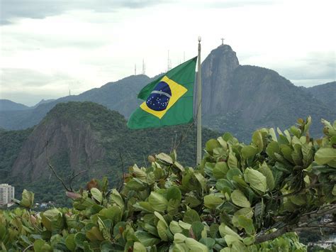 Edit Free Photo Of Brazilflaggreenflagpolerio De Janeiro