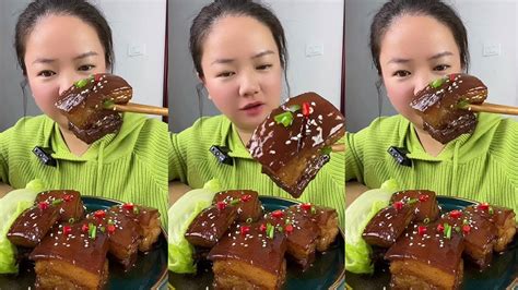 Pork BellyAsmr Mukbang Chinese Food Eating Show YouTube
