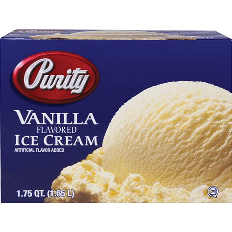 Vanilla Ice Cream 175 Quart Purity Dairy