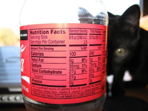 32 Coke Bottle Nutrition Label Labels 2021