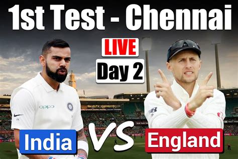 India Vs England 1st Test Live Score