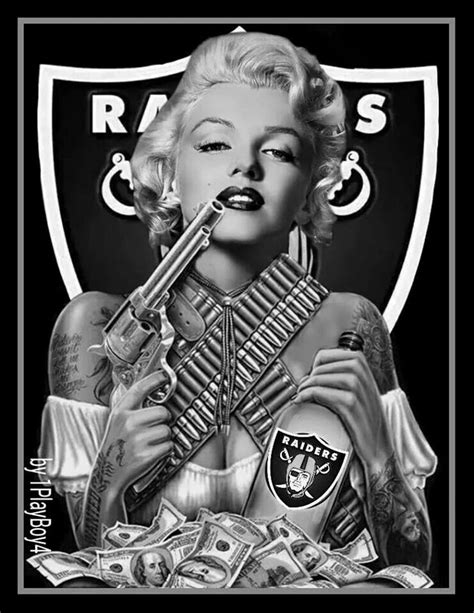 Pinterest Marilyn Monroe Artwork Marilyn Monroe Art Oakland Raiders Logo