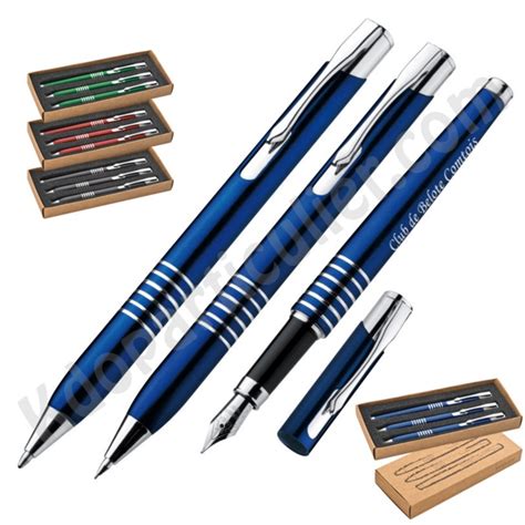 Maybe you would like to learn more about one of these? Coffret stylo bille, plume et porte-mine métal