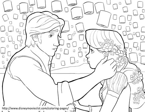 The best free Rapunzel coloring page images. Download from 740 free