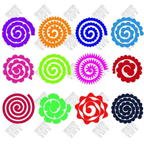 Download Rolled Flower svg - Rolled Flower vector - Rolled Flower ...