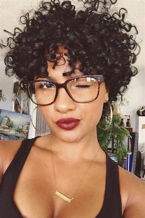 Natural curls updo with a hair wrap. 17 Short and Sassy Natural Hairstyles for Afro-American ...