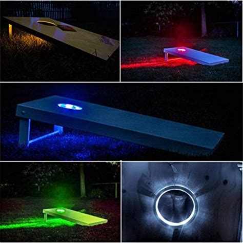Cornhole Board Lights Set Of 2 Waterproof Ultra Bright Led Corn Hole