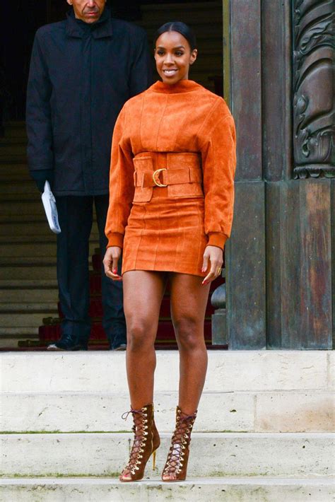 Paris Fashion Week Kelly Rowland’s Statement Shoe Style [photos] Footwear News
