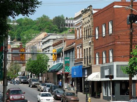 High Street Morgantown West Virginia Locale Of Many A Parade