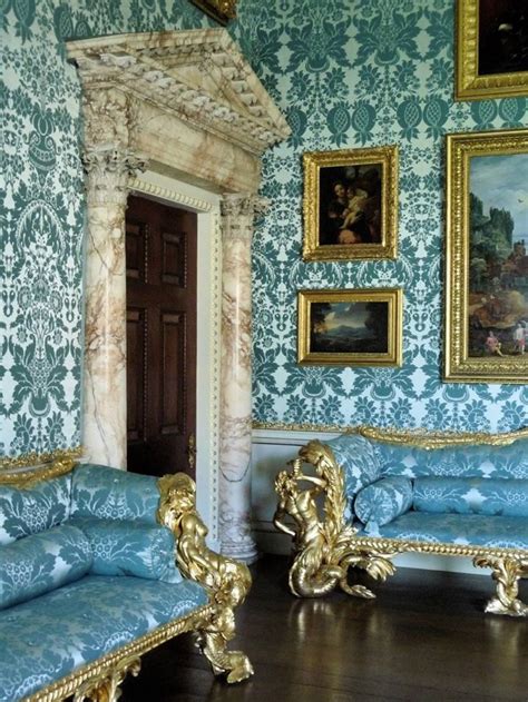 Meaning style library truly offers the highest calibre of fabrics, wallcoverings and trimmings designed in britain. The Drawing Room At Kedleston Hall England Salon Furniture ...