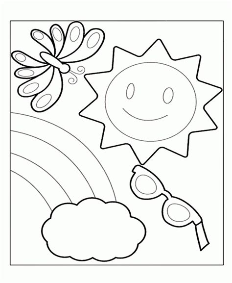 Color pages summer summer coloring pages printable fun color page. Free Preschool Summer Coloring Pages - Coloring Home