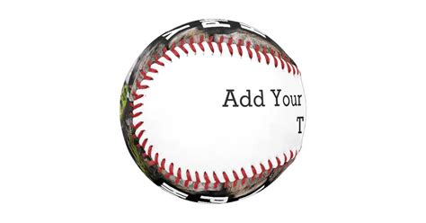 Personalized Custom Photo Full Color Baseball Zazzle
