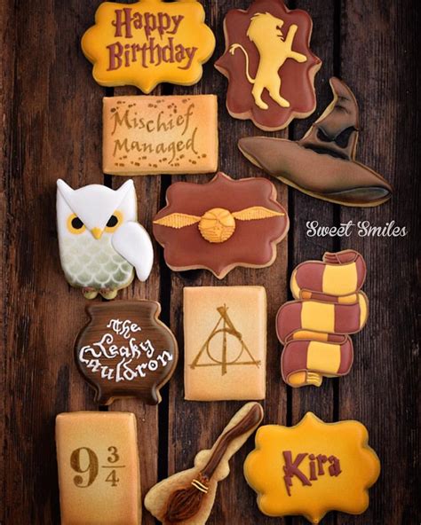Harry Potter Gryffindor Decorated Cookies Harry Potter Treats Harry