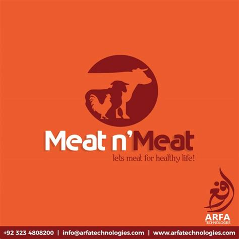 Meat Nmeat Logo Design Logo Concept Meat Store Branding Design Logo