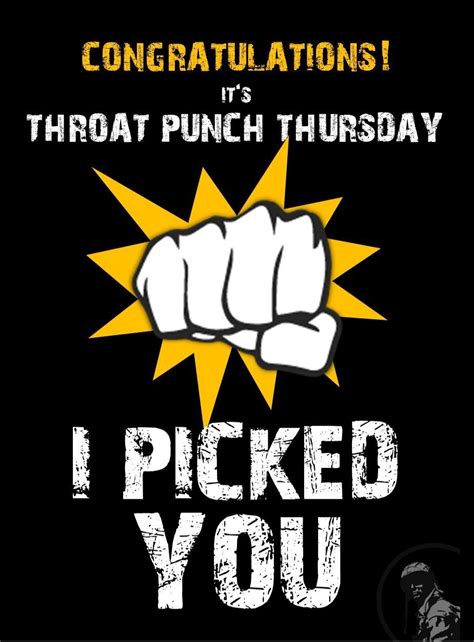 Throat Punch Thursday Throat Punch Thursday Clever