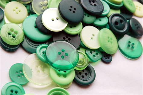 Bottle Green Buttons X 50g Mixed Green Buttons On Luulla