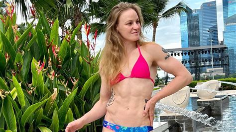 Valentina Shevchenko Shows Off Badly Beaten Leg In Post Ufc 275 Bikini