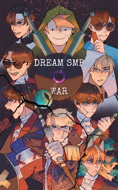 Dream Smp War Wallpaper Dream Smp Team Desktop Giblrisbox Wallpaper