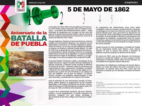 5 De Mayo De 1862 Aniversario De La Batalla De Puebla 5 De Mayo