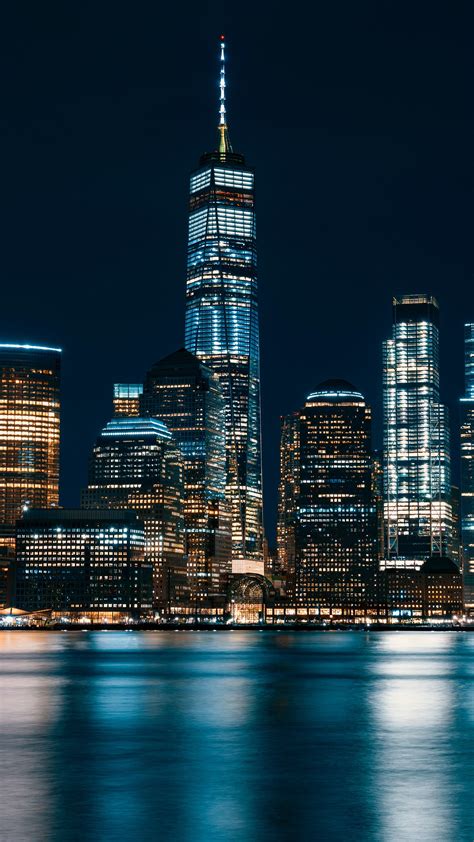 Jersey City Night Cityscape 4K 8K Wallpapers | HD Wallpapers | ID #27824