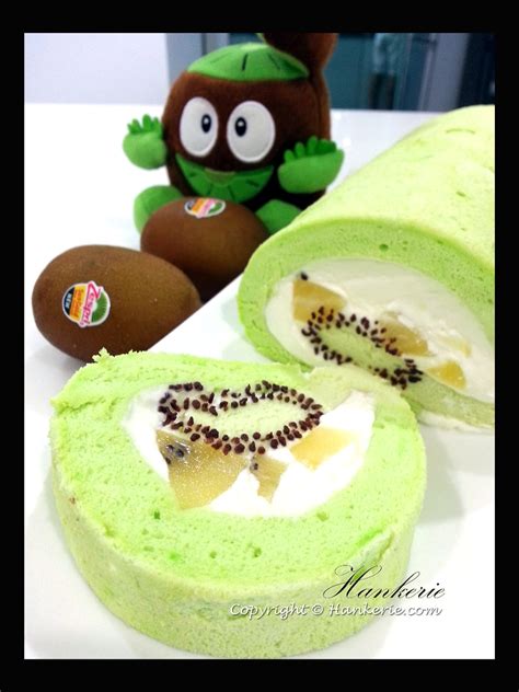 Sun Gold Kiwi Swiss Roll ~ Hankerie