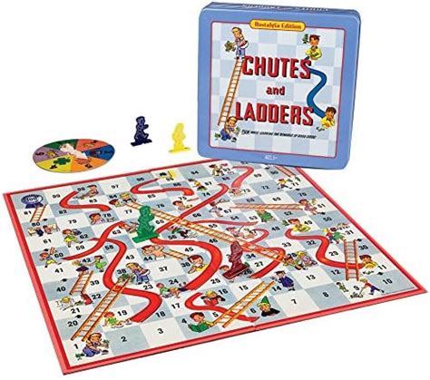 Chutes And Ladders Deluxe Board Game In Classic Nostalgia Collectors