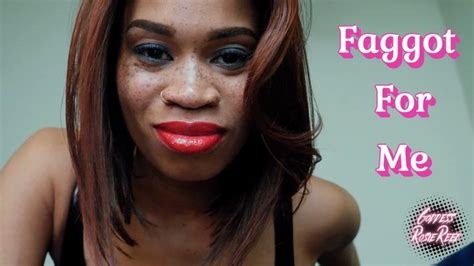 Faggot For Me Ebony Femdom Goddess Rosie Reed Exposes You For Being A