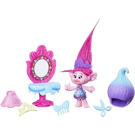 Dreamworks Trolls Poppy Style Set Includes 4 Accessories And Vanity