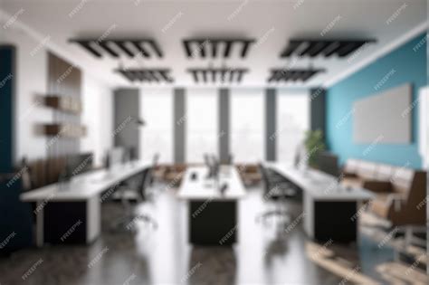Premium Photo Blur Background Of Modern Office Interior Design