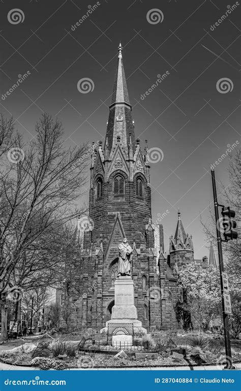 Washington Dc Luther Place Memorial Church Editorial Stock Image