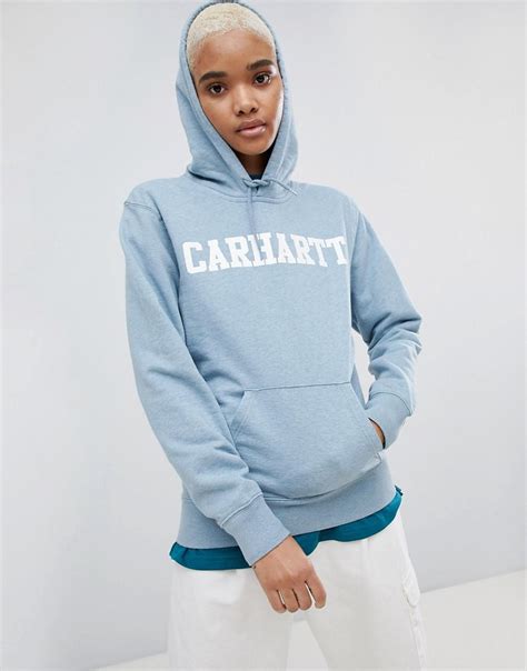 Offered in multiple styles on carhartt hoodie can also be a fun and quirky way of expressing your personality and interests, with graphic prints ranging from your favorite cartoons and. Carhartt WIP Logo Hoodie in Blue - Lyst