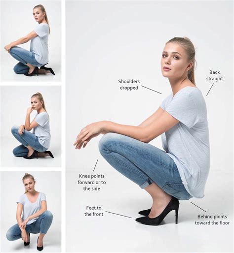 Squatting Pose Book