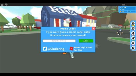 Roblox High School 2 All Working Codes Roblox Youtube