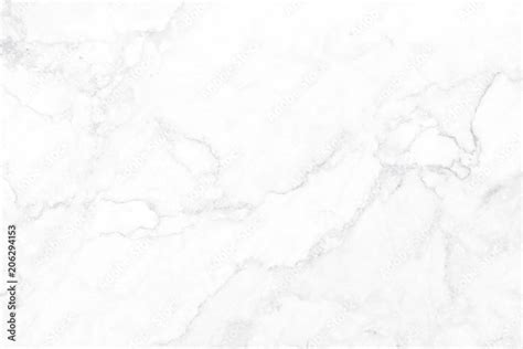 Fototapeta White Marble Texture In Natural Pattern With High