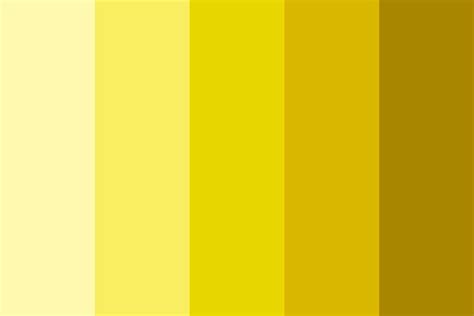 Using A Yellow Color Palette And The Various Shades Of Yellow