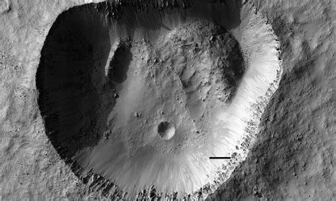 Heres Something Rare A Martian Crater That Isnt A Circle What