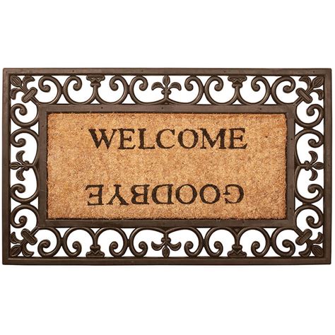 Welcomegoodbye Doormat Rectangular Esschert Design Usa